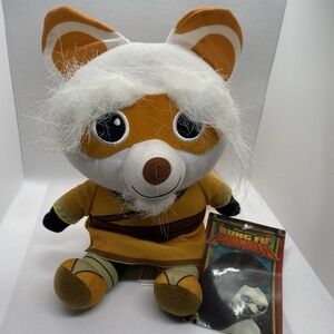 NWT‎ Kung Fu Panda Master SHIFU Big Head Plush Dreamworks Toy Factory 6"